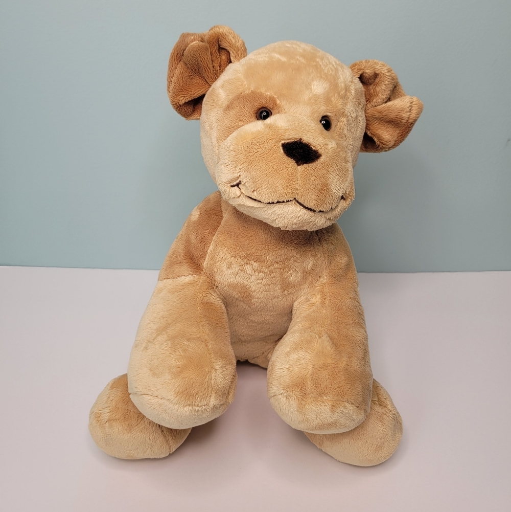 Build A Bear Puppy Dog Plush Tan 12" BAB Workshop Stuffed Animal Asthma Friendly